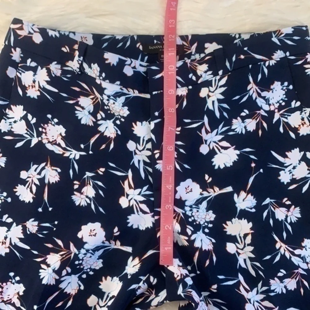 NWOT Banana Republic ‘Avery’ floral ankle pants 8L - Picture 6 of 9